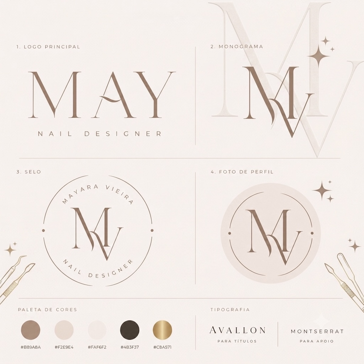 Identidade Visual Mayara Vieira